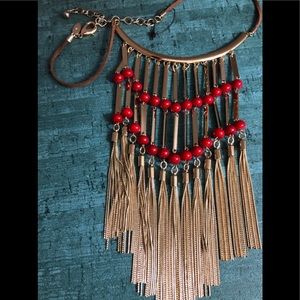 Chico’s Statement Necklace-Kalina Tassel Bib